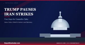 Trump Pauses Iran Strikes for Five Days as Ceasefire Talks Intensify, Tehran Denies Negotiations