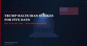 Trump Halts Iran Power Plant Strikes for Five Days, Cites ‘Very Good’ Talks — Tehran Flatly Denies Negotiations